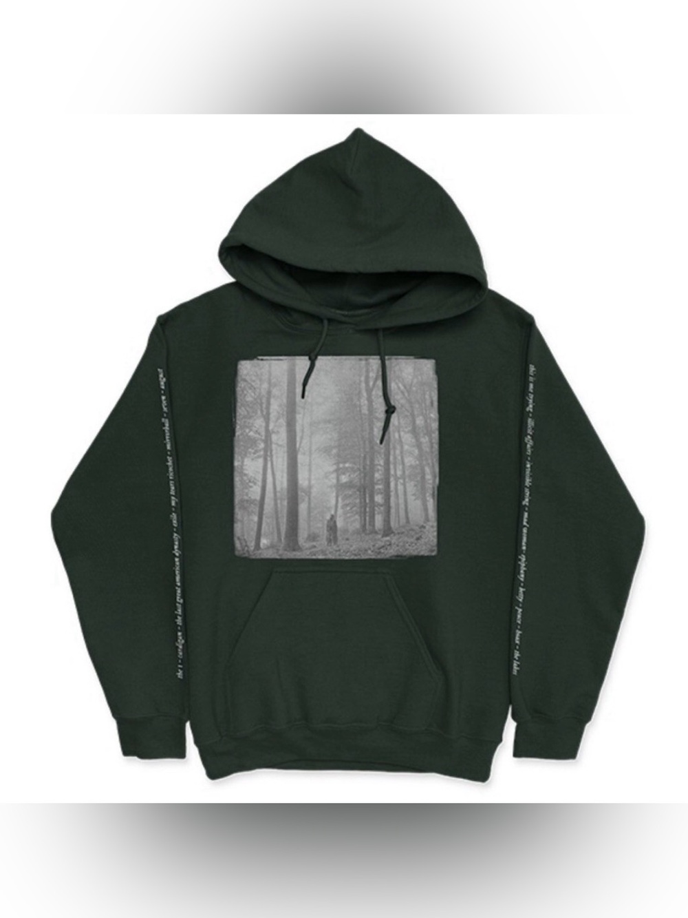 Taylor Swift Folklore In The Trees Pullover Hoodie Sz XL